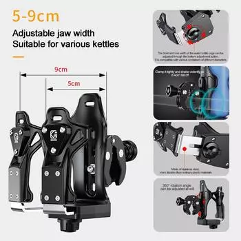 Подстаканник для мотоцикла, быстросъемный, регулируемый, алюминиевый держатель для руля Harley Touring BMW R18 Para Moto Accesorios