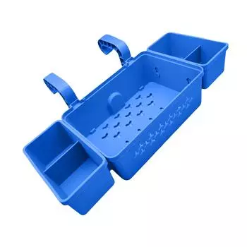 Подстаканник для напитков для бассейна, подвесная корзина для хранения, водонепроницаемый сетчатый органайзер, съемный каркас для плавательного снаряжения и аксессуаров D