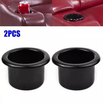 Подстаканник для салона автомобиля, запасные части, сиденье, прицеп для автофургона, пластик, черный