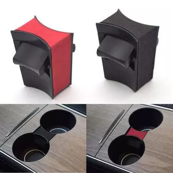 Подстаканник и держатель для телефона Tesla Model 3/Y красный