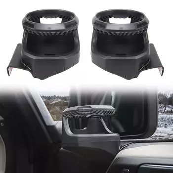 Подстаканник на окно для Ford Bronco 2/4-дверный 2021-2024+, нескользящий, для пассажирской стороны, подставка для напитков и закусок, пепельница, держатель для бутылок