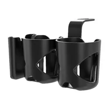 Подстаканник на подголовник автомобиля, ящик для хранения подголовника автомобиля с отделением для хранения телефона, органайзер для заднего сиденья автомобиля для поездки в дорогу чёрный