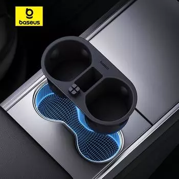 Подстаканник серии Baseus T-Space для Tesla чёрный