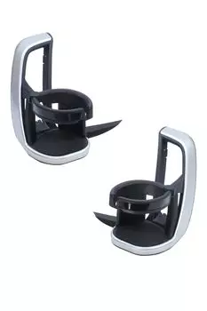 Подстаканник Tsuchiya Yac для водительского сиденья, пассажирского сиденья Noah Voxy, эксклюзивный кондиционер, модель автомобиля, эксклюзивная Toyota 90 Series, черный, серебристый