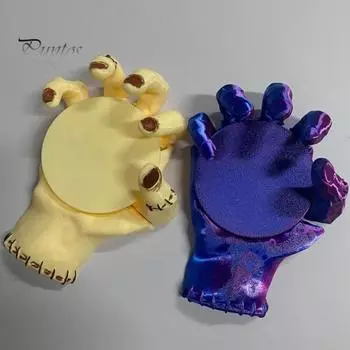 Подстаканник в форме отрубленной руки, жуткие подставки в форме отрубленной руки, термостойкий держатель для кружки, настольное украшение для защиты стола, домашний декор фиолетовый