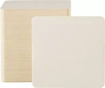 Подстаканники Matsuyama Paper Cream Rounded Corners, листы 90/1 мм 2000 шт. кремовый