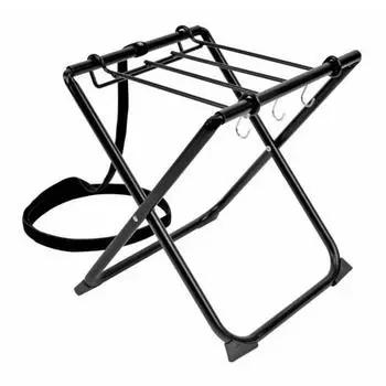 Подставка CAPTAIN STAG для резервуара с водой, подставка для полибака, детали для предотвращения падения/крепежный ремень/3 крючка в комплекте, черный UC-1879