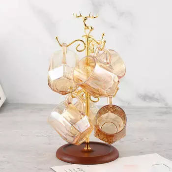 Подставка-держатель для кружек, подставка-органайзер для кофейных чашек, универсальная, компактная, креативная, вешалка для воды для