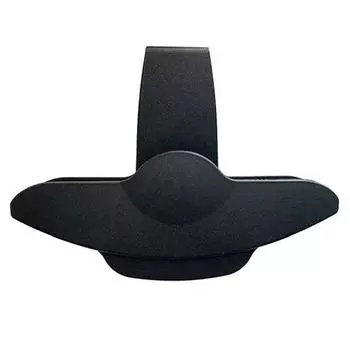 Подставка-держатель для крышек кастрюль для мультиварок, дизайн без перфорации, органайзер для столешницы, термостойкая пластиковая подставка для крышек кастрюль для хранения на кухне чёрный