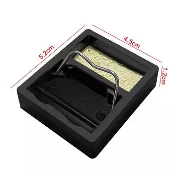 Подставка-держатель для паяльника, устойчивая к высоким температурам, с чистящими губками, сварочный инструмент