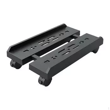 Подставка-держатель Тележка для ПК Мобильная регулируемая компьютерная башня премиум-класса для чехла чёрный