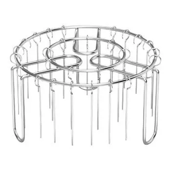 Подставка для аэрофритюрницы из нержавеющей стали, вертикальная подставка для вертела, универсальная вставка-гриль для аэрофритюрницы, аксессуары для аэрофритюрницы A