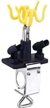 Подставка для аэрографа ABESTAIR, держатель для аэрографа, вешалка для аэрографа, комплект для установки аксессуаров для аэрографа, 4 шт., с креплением для регулятора, вращение на 360 градусов