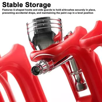 Подставка для аэрографа QuickRelease, держатель для распылительной ручки Quick Pull, 30 мм, регулируемый поворот на 360 градусов разноцветный