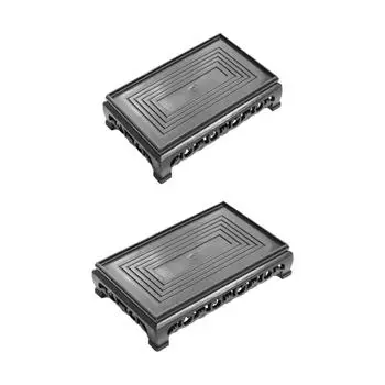 Подставка для аквариума, держатель для растений, стойка для бонсай в восточном стиле, антикварная коллекционная основа для коридора, двора, крыльца, рабочего стола, домашнего декора