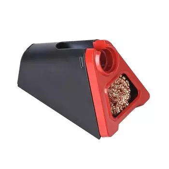 Подставка для электрического паяльника JCD, держатель из алюминиевого сплава с медным шариком для сварки, безопасность при высоких температурах, можно закрепить красный