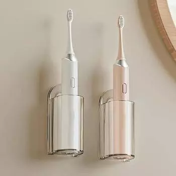 Подставка для электрической зубной щетки Подвесная полка для зубной щетки Ванная комната Без отверстия Настенная подставка для хранения зубной щетки Полки для зубных щеток