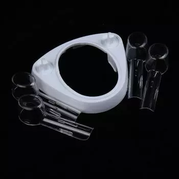 Подставка для электрической зубной щетки с 4 пылезащитными чехлами для Oral B