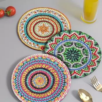 Подставка для алмазной живописи с цветочным узором, навыки рук, улучшение декоративного стола с держателем для хранения, подставки для рукоделия, рукоделие