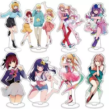 Подставка для аниме Oshi No Ko, аквамарин, рубин, Arima Kana Hoshino Ai Arima Kana, акриловая подставка для косплея, фигурка, модель, пластина BL, настольная 5