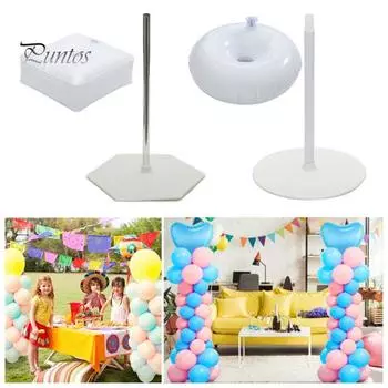Подставка для арки для воздушных шаров, сверхмощный мешок для воды, колонна для воздушных шаров, подставка для арки для воздушных шаров, комплект для свадьбы, выпускного, дня рождения Square