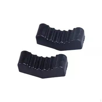 Подставка для автомобильного подъемника, резиновая накладка, напольный адаптер, нескользящая прорезная черная рама для подъема 6 Ton