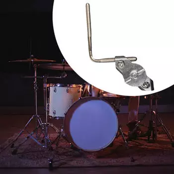 Подставка для барабанных колокольчиков, удлиненный металлический профессиональный держатель для оборудования, зажим