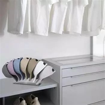 Подставка для бейсболок, акриловый держатель для хранения бейсболок на 7 бейсболок, без установки, для шкафа в спальне, комода