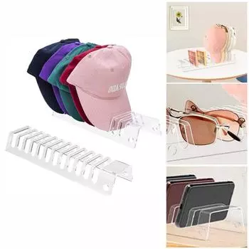 Подставка для бейсболок, акриловый органайзер для шляп, вешалки для бейсболок, дисплей и органайзер для шкафа в спальне, комода