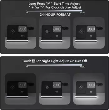 Подставка для беспроводной зарядки для iPhone 15 14 Samsung S23 S22 Ultra Fold Z Flip Galaxy Watch Active Buds Держатель для быстрой зарядки