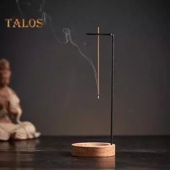 Подставка для благовоний, деревянная основа, облегчение беспокойства, износостойкий красивый настольный перевернутый держатель для курильницы, предметы домашнего обихода