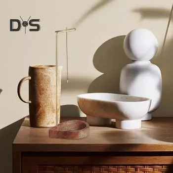 Подставка для благовоний, деревянная зольная ловушка с латунным держателем для благовоний, настольная курильница для домашнего декора, йоги, медитации, спа цвет старого дерева