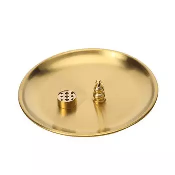 Подставка для благовоний для палочек Деревянный поднос для благовоний Держатель для палочек с 9 отверстиями для медитации йоги One Size