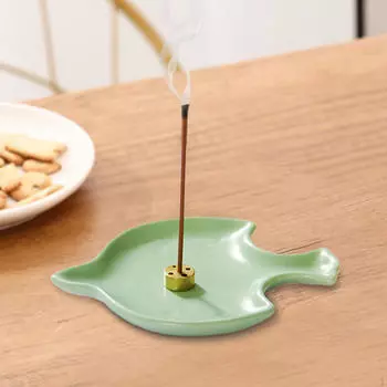 Подставка для благовоний для палочек Пепельница Керамическая подставка Вставка Горелка для чая Домашняя