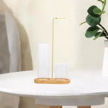 Подставка для благовоний для палочек, против разлетающегося пепла, простая в использовании, стильная, удобная, уникальная, для домашнего декора Brown