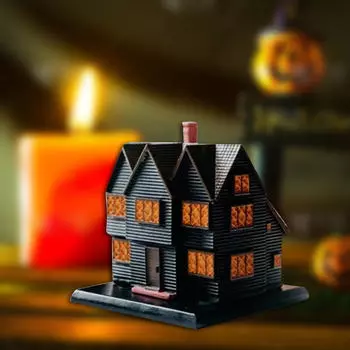 Подставка для благовоний Кадило Подарки Статуэтки Съемные из смолы Деревенские дома Скульптуры Коттедж Дом