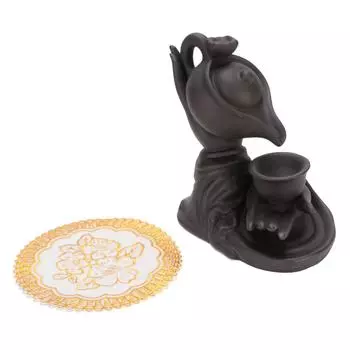 Подставка для благовоний Креативный фиолетовый песок Расслабляющий противоточный держатель для благовоний для спа-йоги медитации