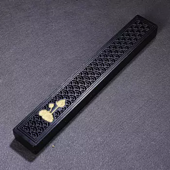 Подставка для благовоний Lotus - декор для медитации ручной работы Black