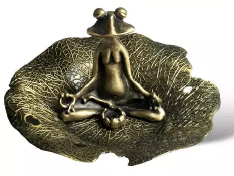 подставка для благовоний лягушка аромат лягушки японский лист лотоса лечебный благовоние аромат лягушки ароматическая палочка золотой