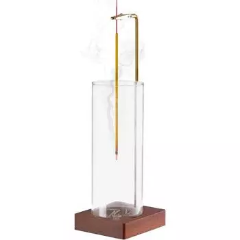 Подставка для благовоний, подставка для благовоний для палочек, съемный стеклянный золоуловитель, курильница для благовоний, медитация, йога, спа