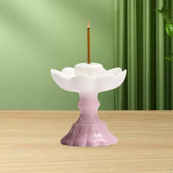 Подставка для благовоний в виде цветка лотоса, керамическая подставка для курильницы для фермерского дома