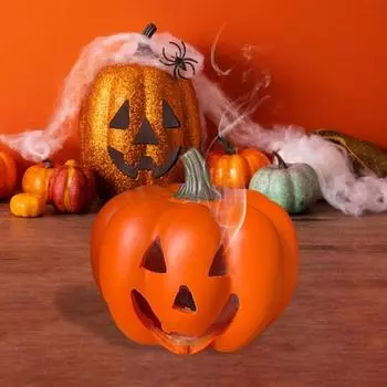 Подставка для благовоний в виде тыквы на Хэллоуин, смоляная курильница со съемным золоуловителем, праздничная
