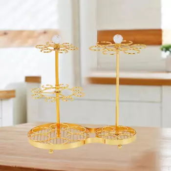 Подставка для бокалов для шампанского, настольное крепление для вина, многоцелевая Metal Base