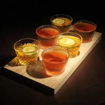 Подставка для бокалов для вина, 6 отверстий, 5 см, доска с отверстиями, столешница, органайзер, деревянный поднос, сервировка