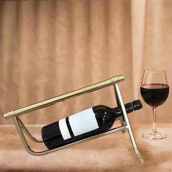Подставка для бокалов для вина, органайзер для чашек, декоративная подставка с пружинной ручкой и дизайном для бутылок