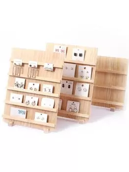 Подставка для браслета из дерева, 3/4/5 слоев, держатель для мобильного телефона, вертикальная, простая, съемная рамка