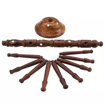 Подставка для браслета из дерева ручной работы, подставка для ювелирных изделий для женщин, резьба по дереву 33,02 см