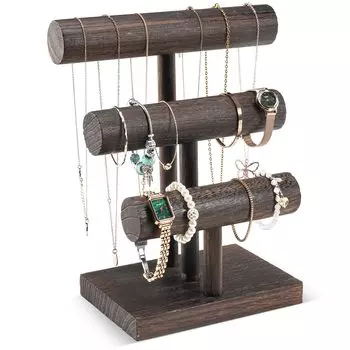 Подставка для браслета ProCase, деревянная подставка для часов, держатель для аксессуаров, подставка для часов, съемный дисплей, стильная, простая в сборке