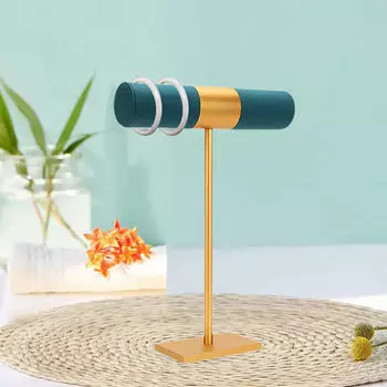 Подставка для браслетов, держатель для ювелирных изделий, подставка для браслетов, резинка для волос, органайзер, Т-образная планка Black