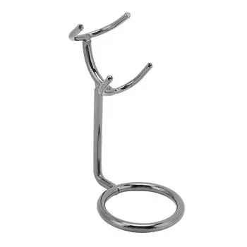 Подставка для бритвенных кистей из нержавеющей стали, устойчивая к ржавчине, металлическая подставка для большинства кистей и бород